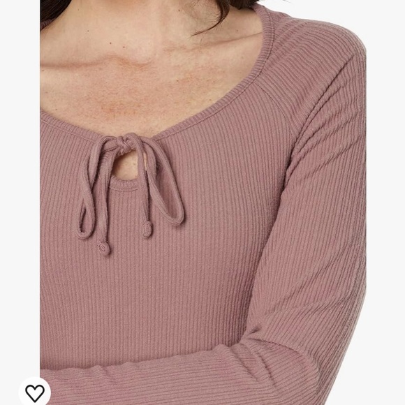 Lucky brand lace up knit top - Picture 8 of 9